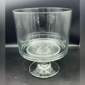 Pampered Chef Glass Trifle Bowl & Stand (No Lid)